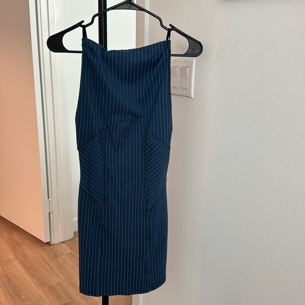 Open back short dress